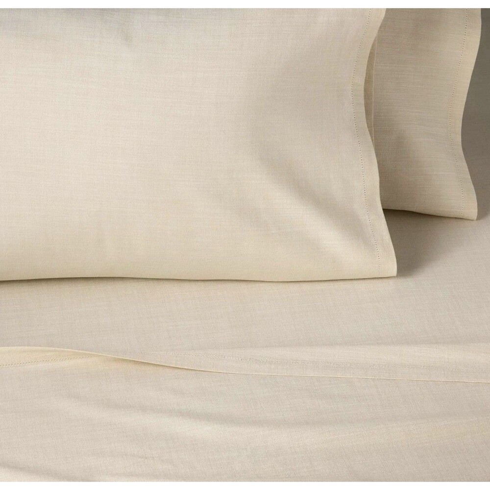 4pc King Woven Sheet Set Tan - Hearth & Hand with Magnolia NEW